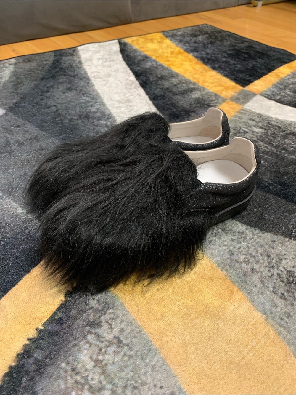 Maison Margiela Fur Shoes Slip Ons